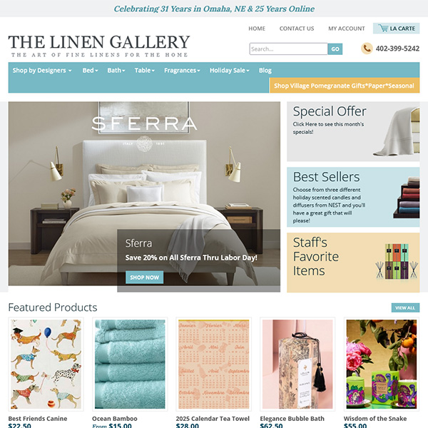 Real estate property website design by Neoventis